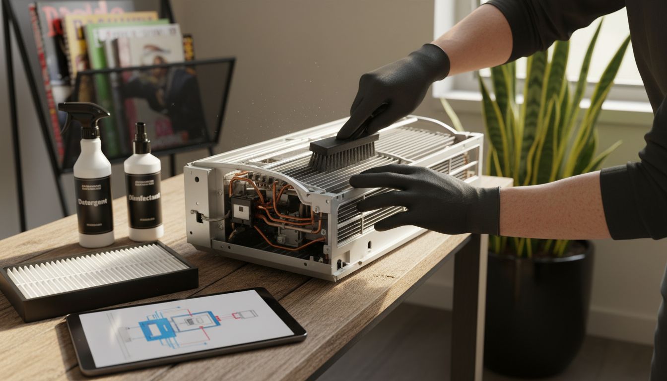 step by step ac cleaning