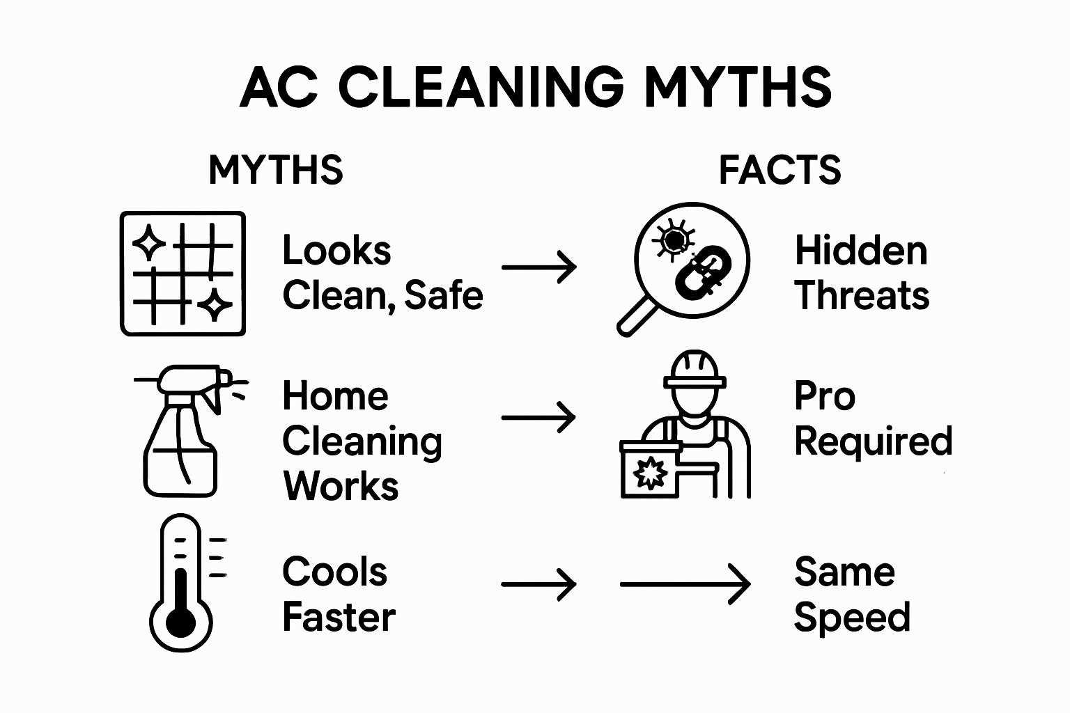 ac cleaning myths explained