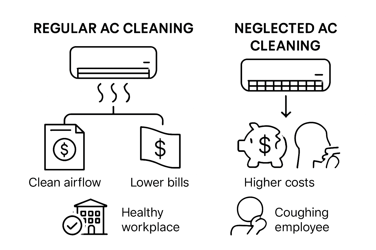 why ac cleaning for commercial buildings