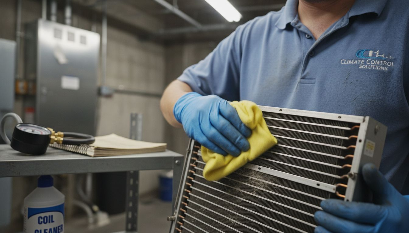 explain hvac component disinfection