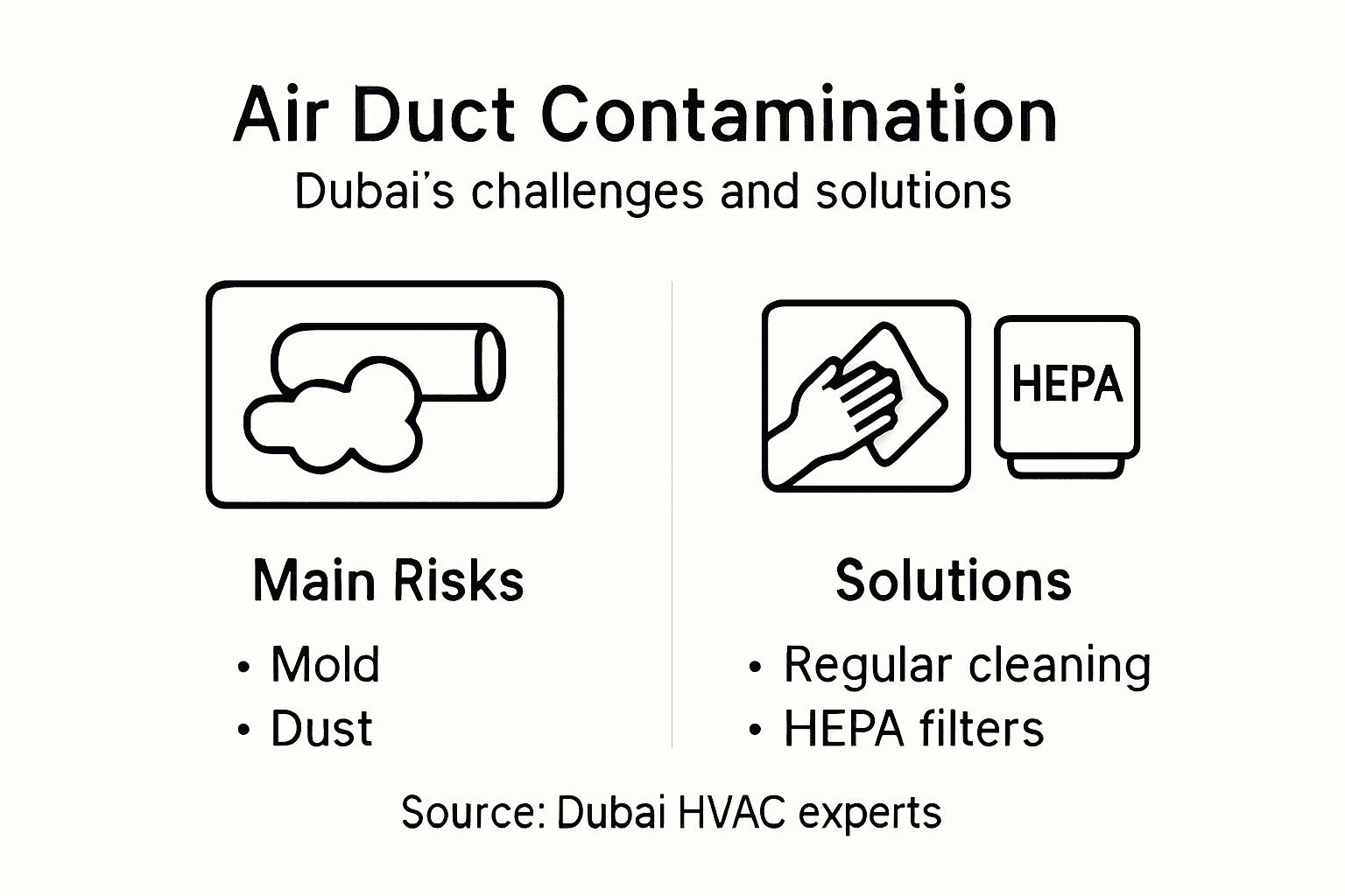what is air duct contamination