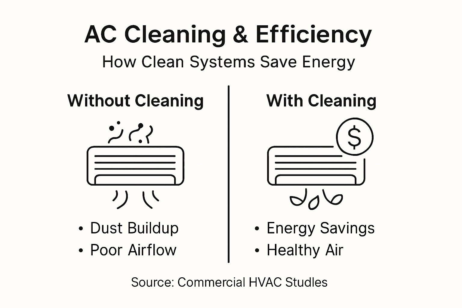 why ac cleaning for commercial spaces