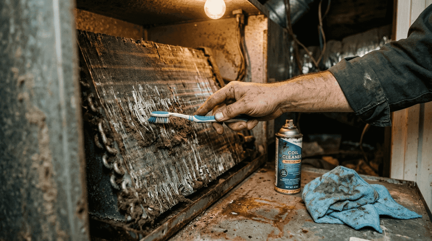 what to use to clean ac coils