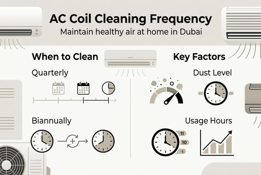 how often to clean ac coils