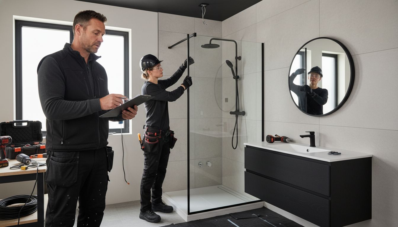 team bathroom renovation