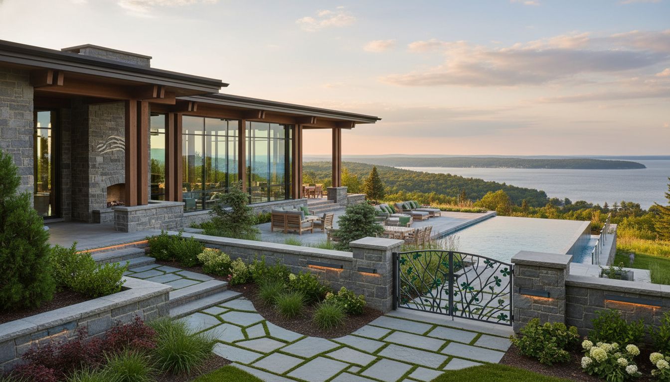 luxury custom home exterior