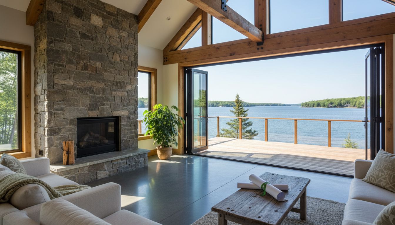 cottage interior deck