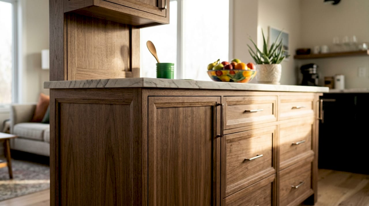 South Georgian Bay modular home kitchen detail