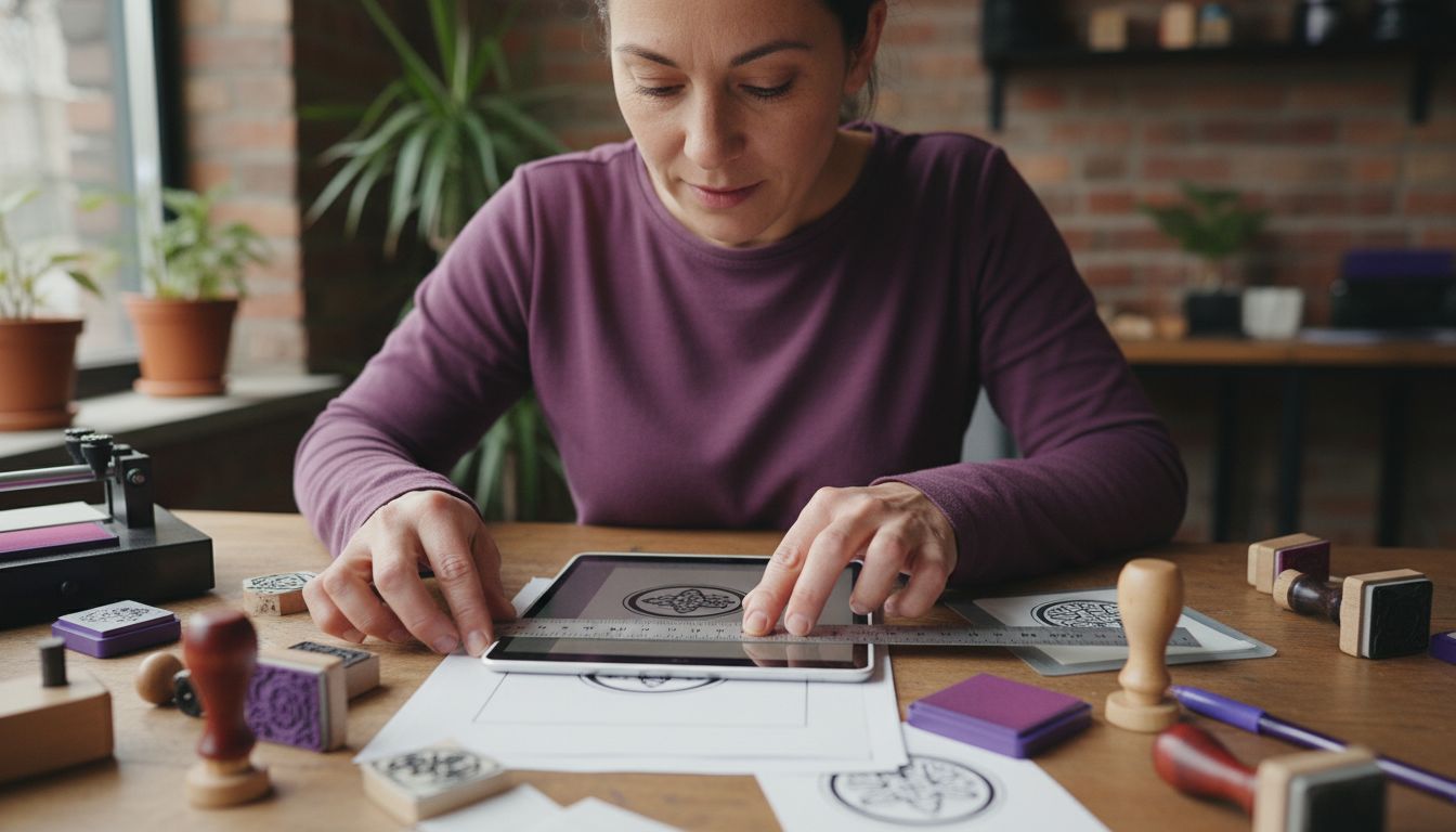 rubber stamp artwork