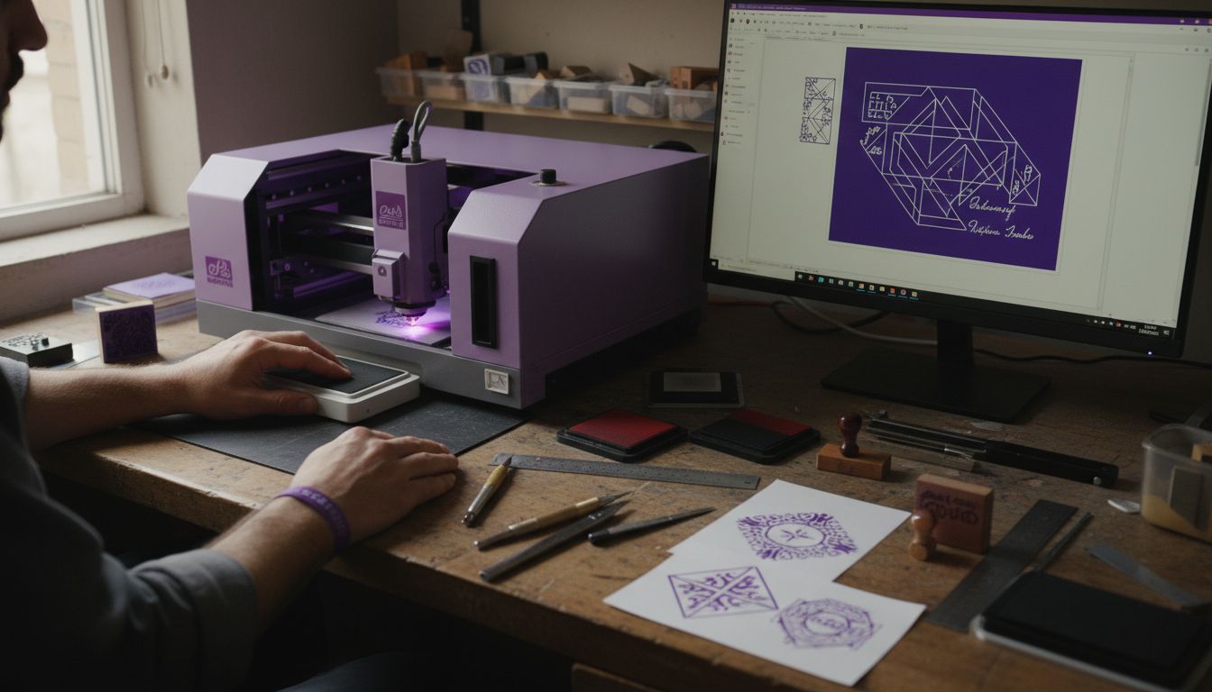 stamp making process