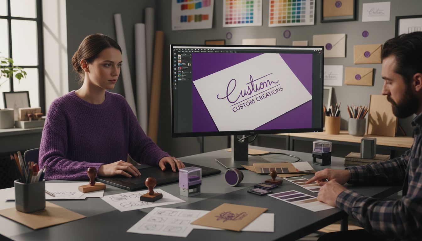 stamp creation process