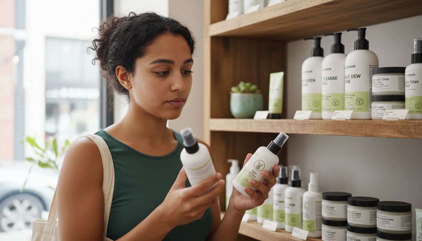 vegan skincare shopping