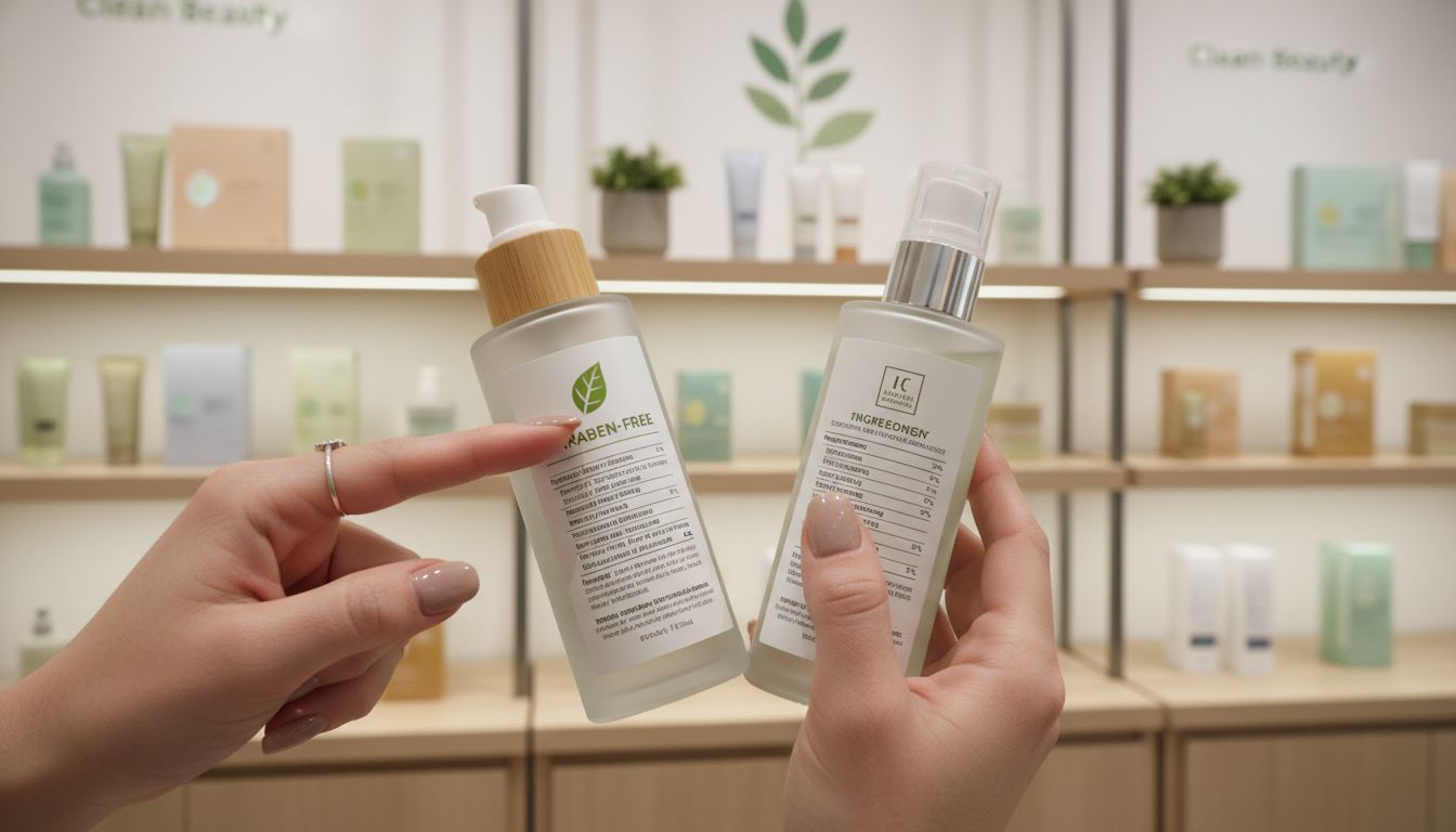 consumer checking ingredients