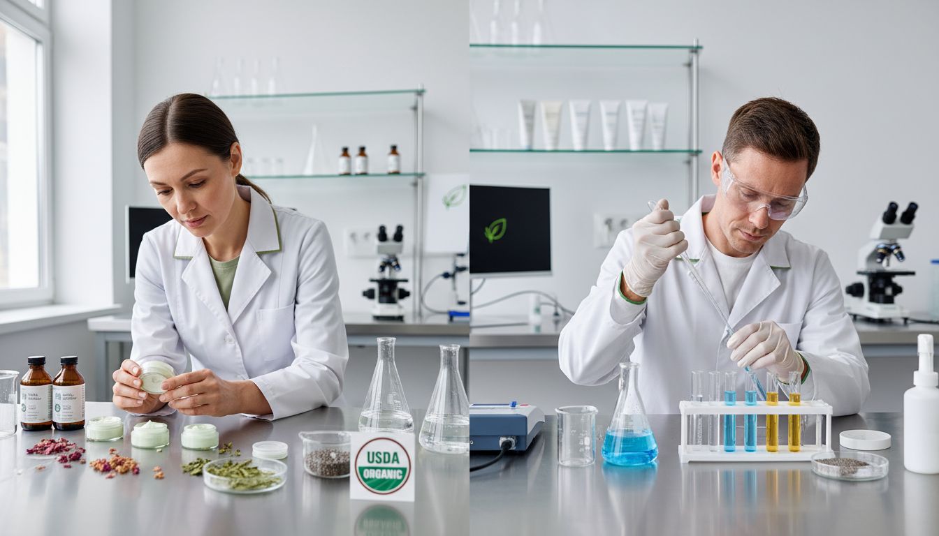 organic skincare laboratory