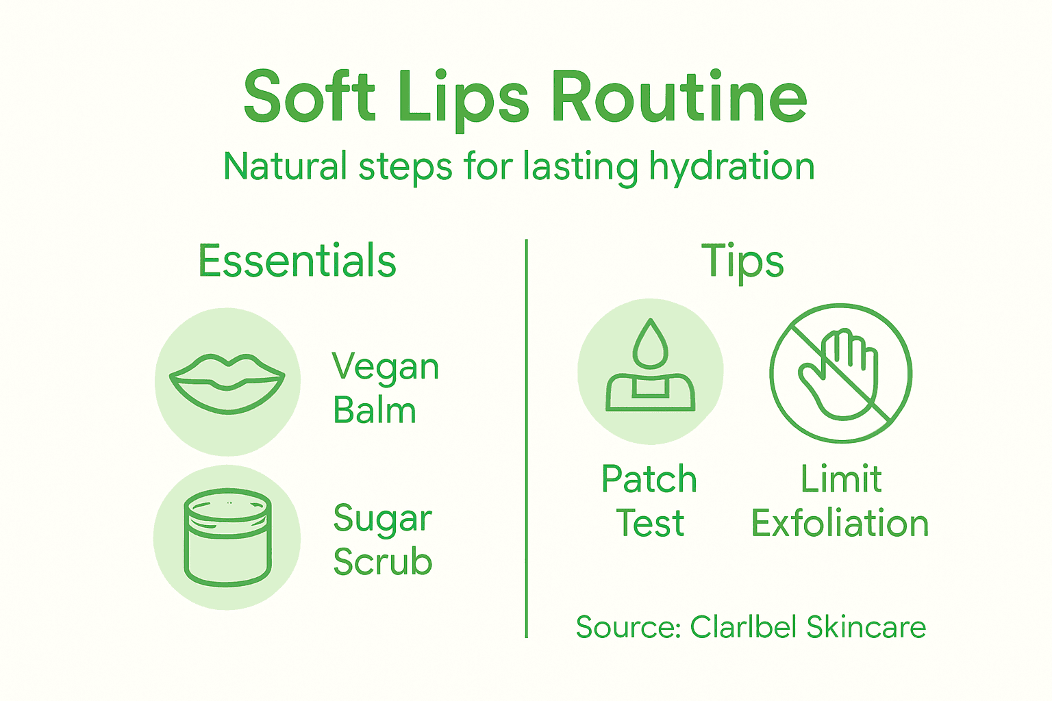 natural lip care routine