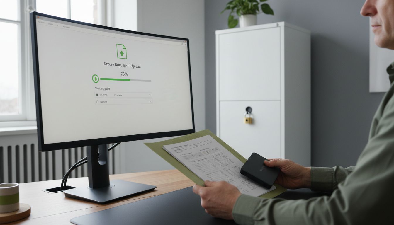 dokumente hochladen sicherheit