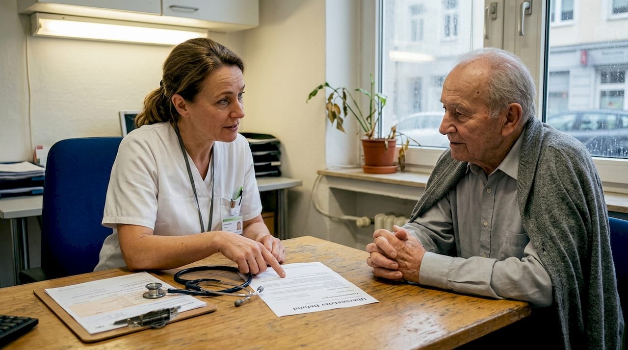 Ein Arzt erläutert, warum übersetzte medizinische Befunde für Patienten besonders hilfreich sein können.