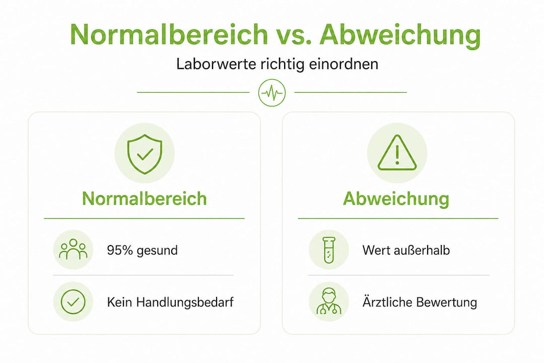 Übersicht: Referenzwerte und Auffälligkeiten bei Laborergebnissen