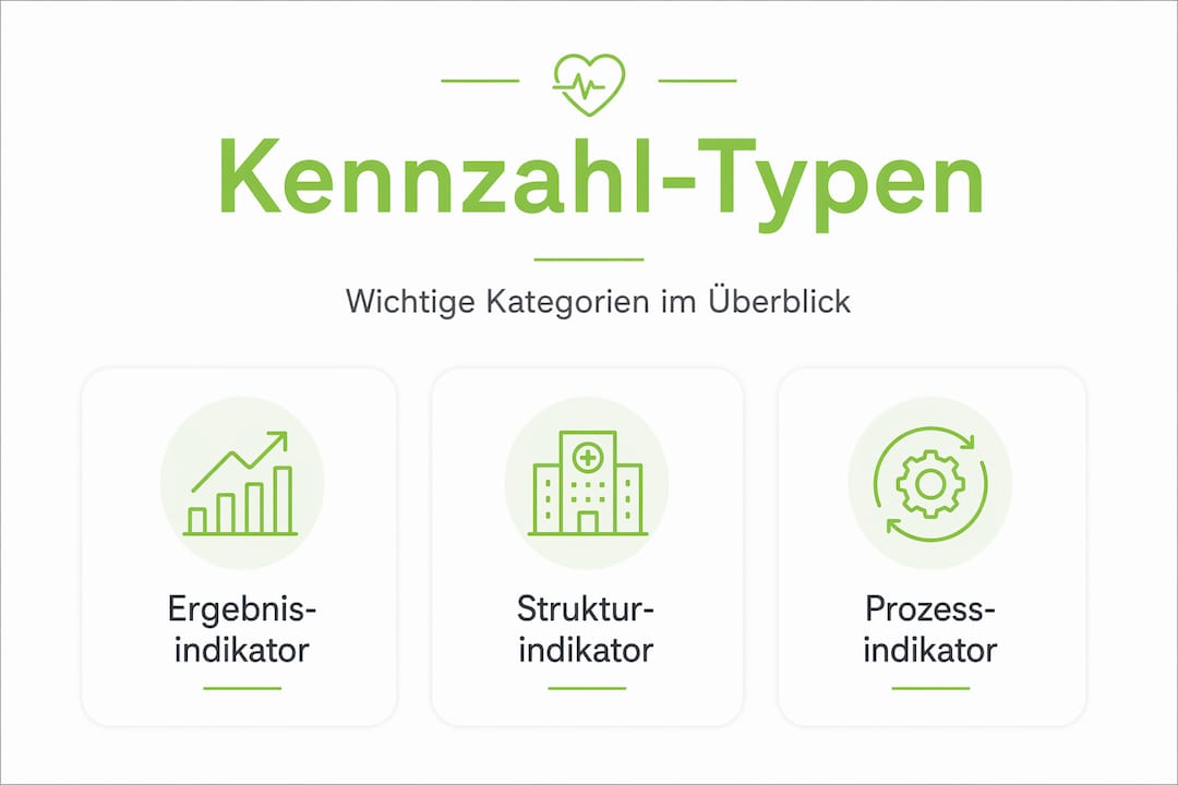 Grafische Übersicht zur strukturierten Darstellung medizinischer Kennzahlen