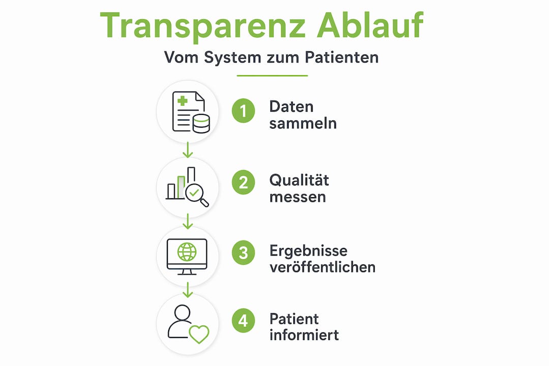 Übersicht: So funktioniert Transparenz im Gesundheitswesen