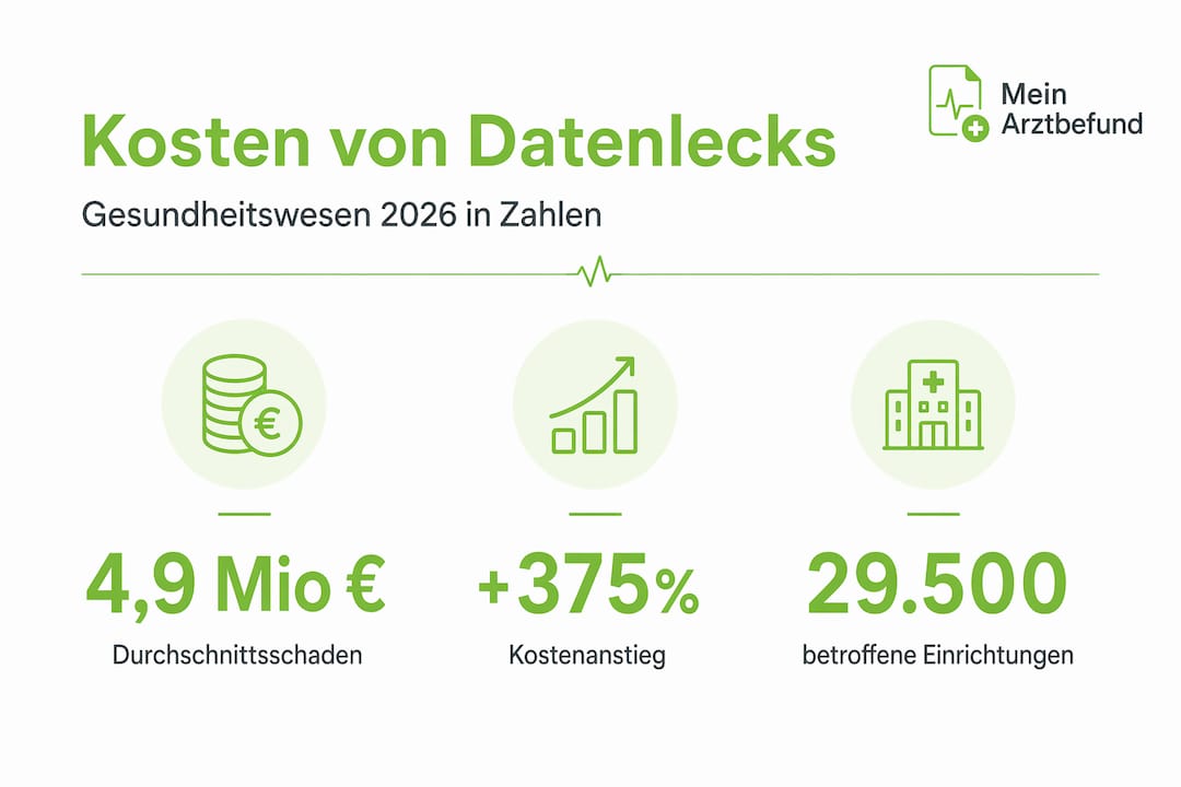 Übersicht: Was kostet ein Datenverlust im Gesundheitssektor?