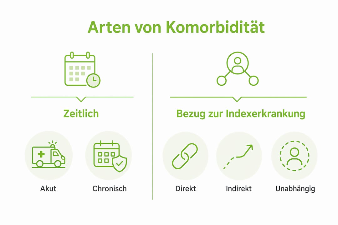 Vergleichende Übersicht zu den verschiedenen Formen von Komorbidität