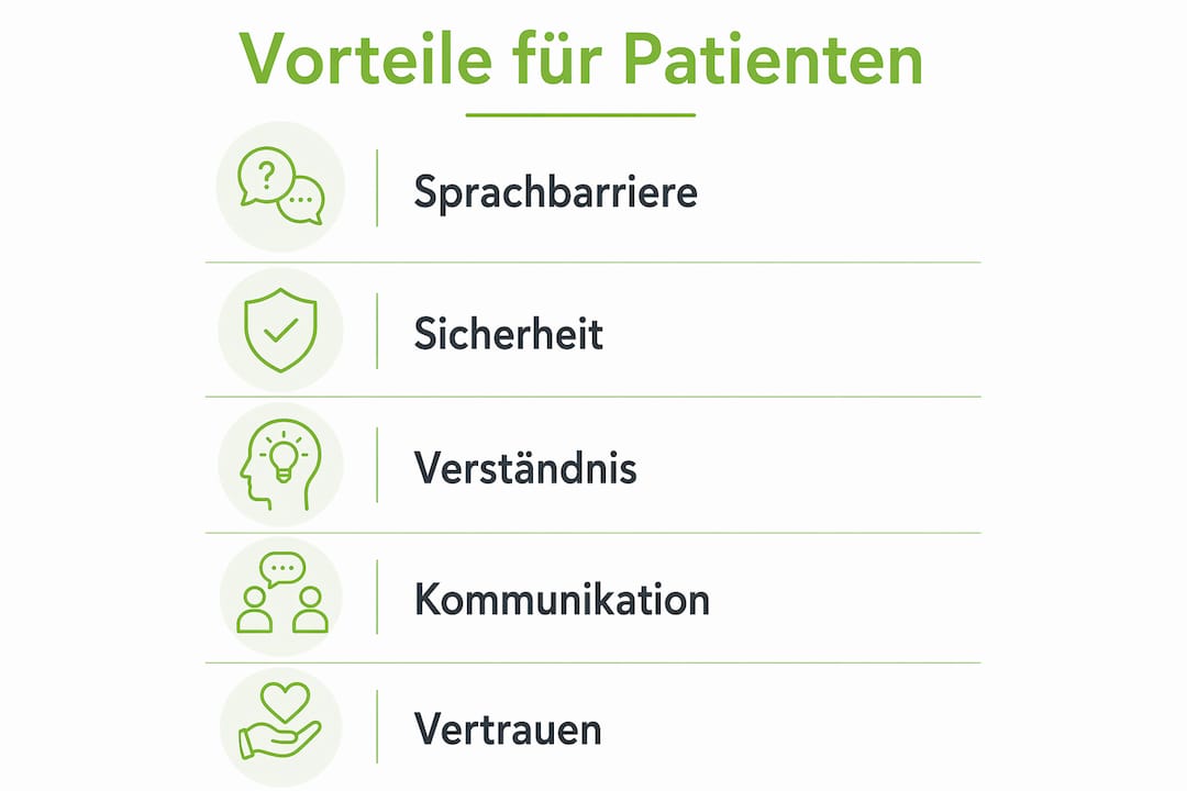 Infografik: Wie Patienten von professionellen medizinischen Übersetzungen profitieren
