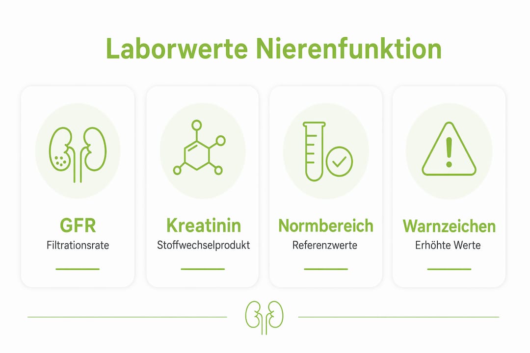 Übersicht: Wichtige Laborwerte zur Beurteilung der Nierenfunktion auf einen Blick