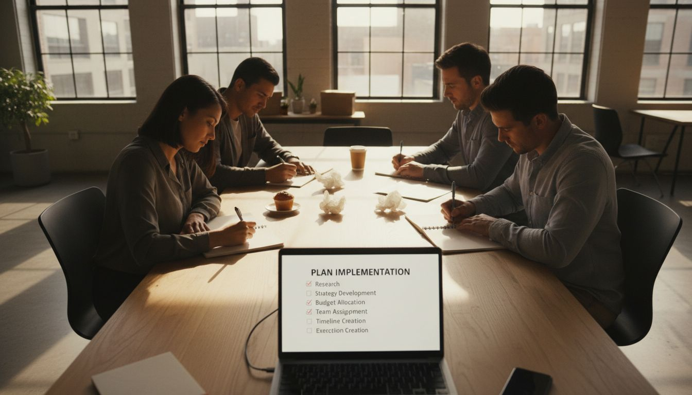 Team translating plans into action