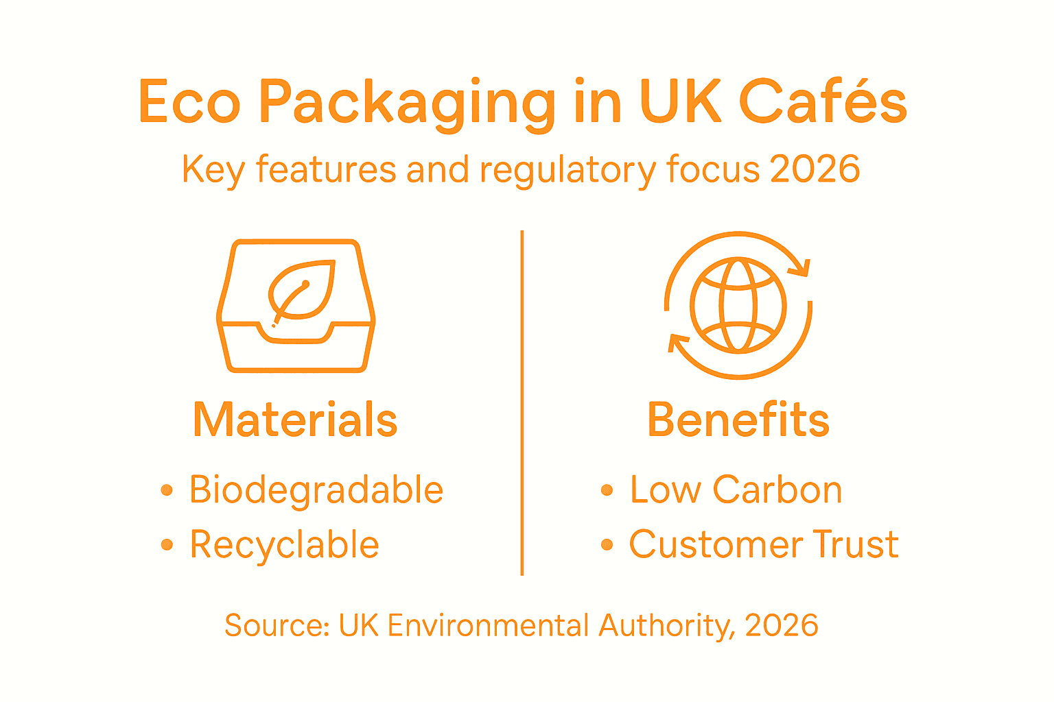 Infographic outlines sustainable packaging features and benefits