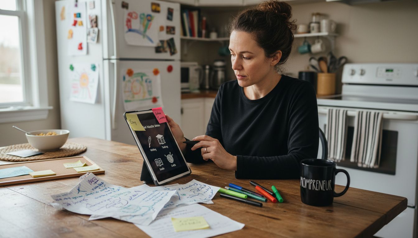 side hustle brainstorming