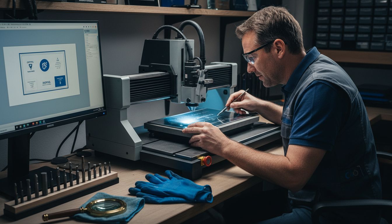 plaque engraving workshop