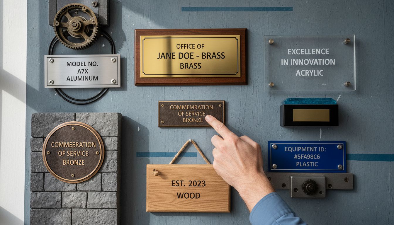 engraved plate materials