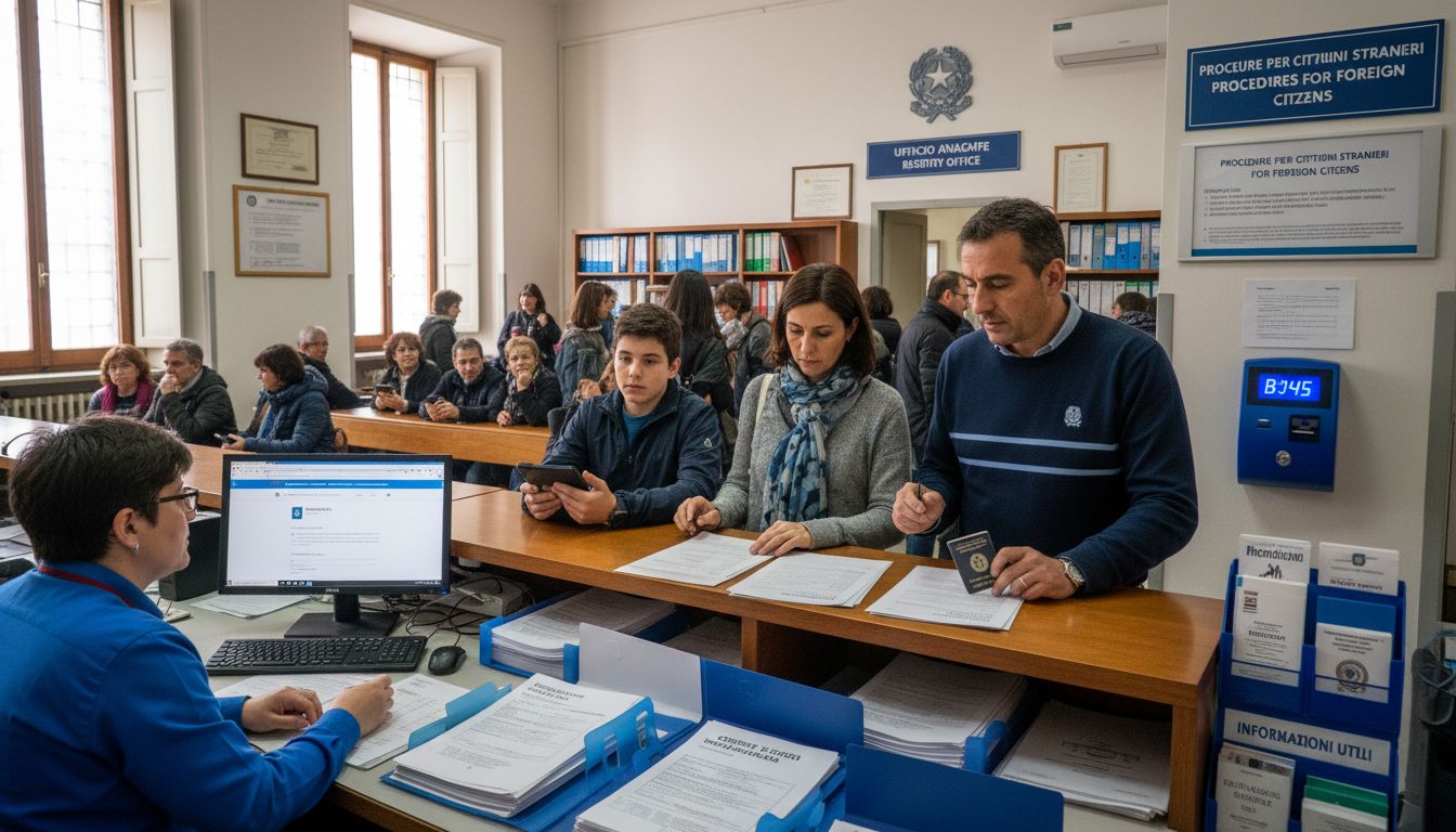 italian residency permit process