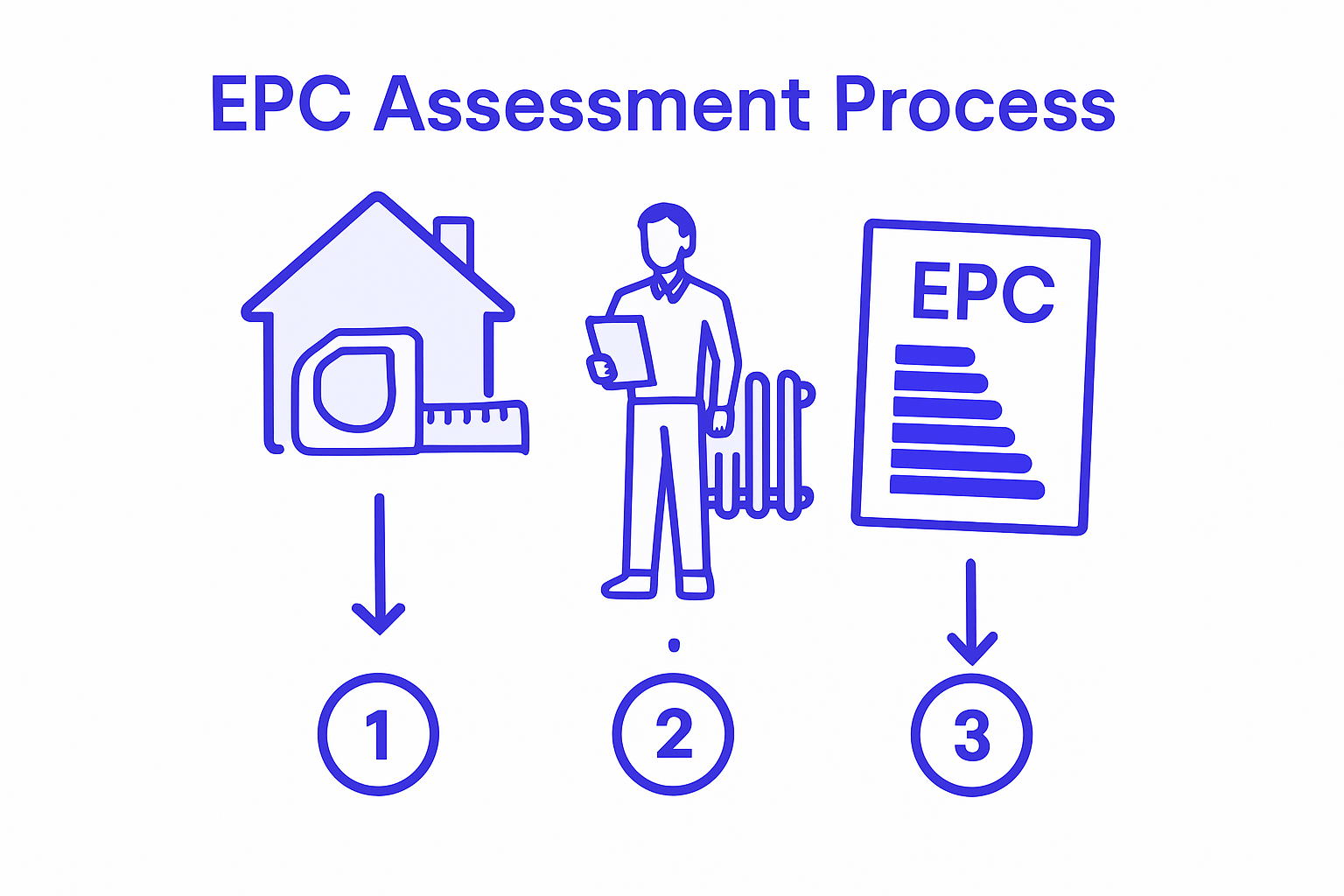 Infographic of EPC assessment process steps