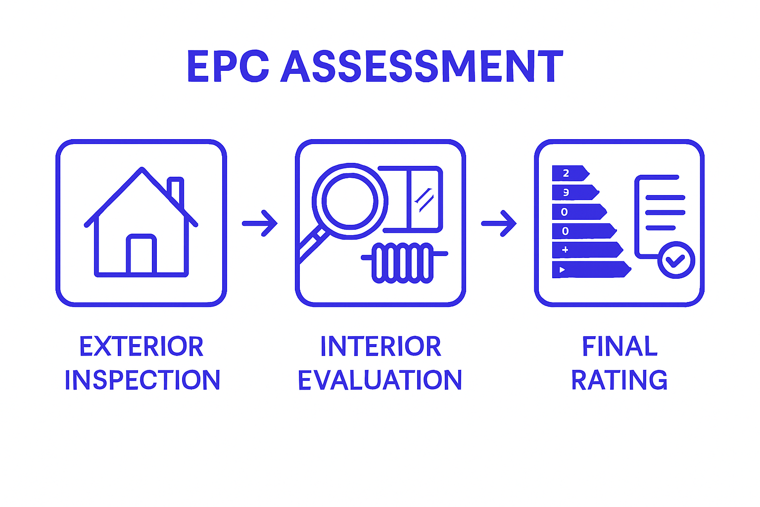 Infographic of EPC assessment process steps