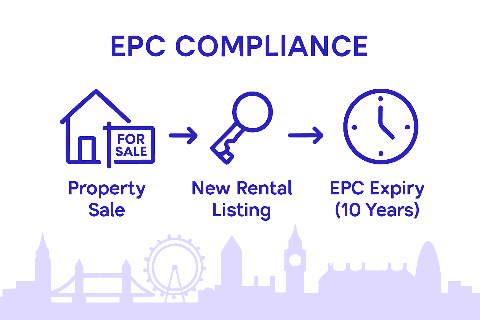 EPC compliance timeline with trigger events