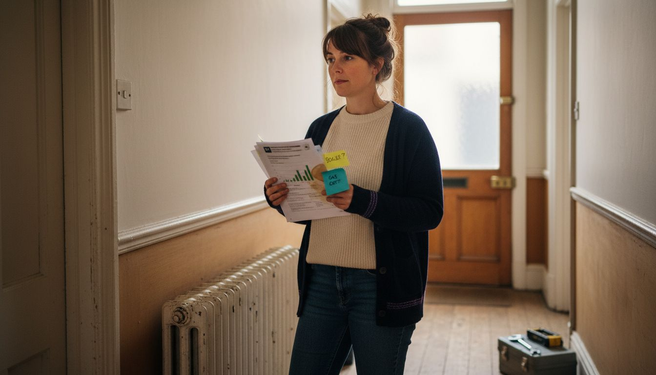 Landlord checks EPC certificate and paperwork