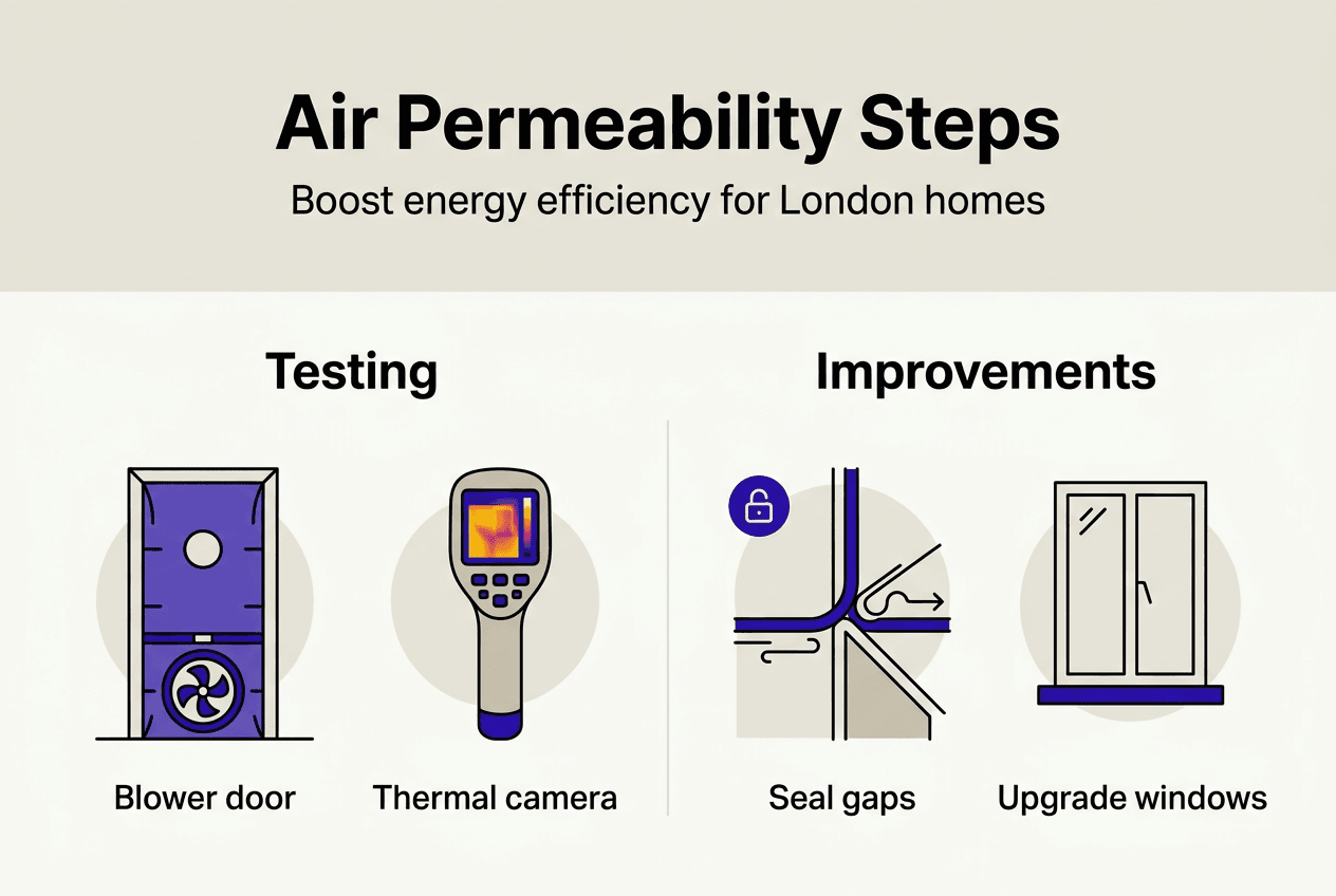 Infographic about air permeability improvement