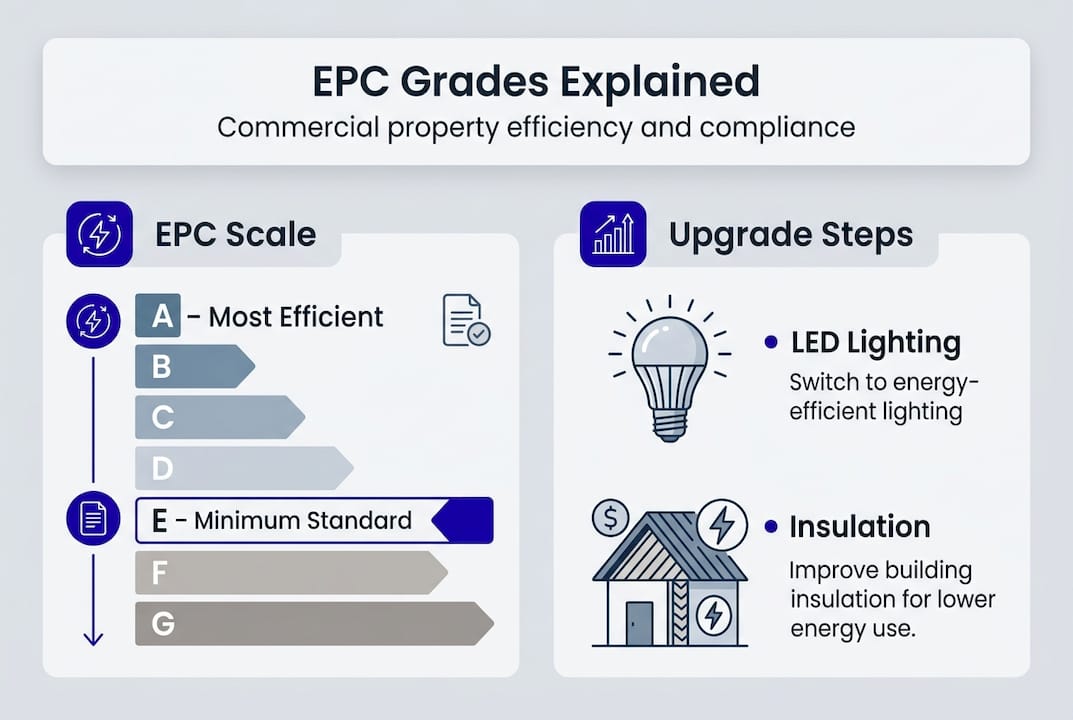 Infographic of EPC scale and upgrades