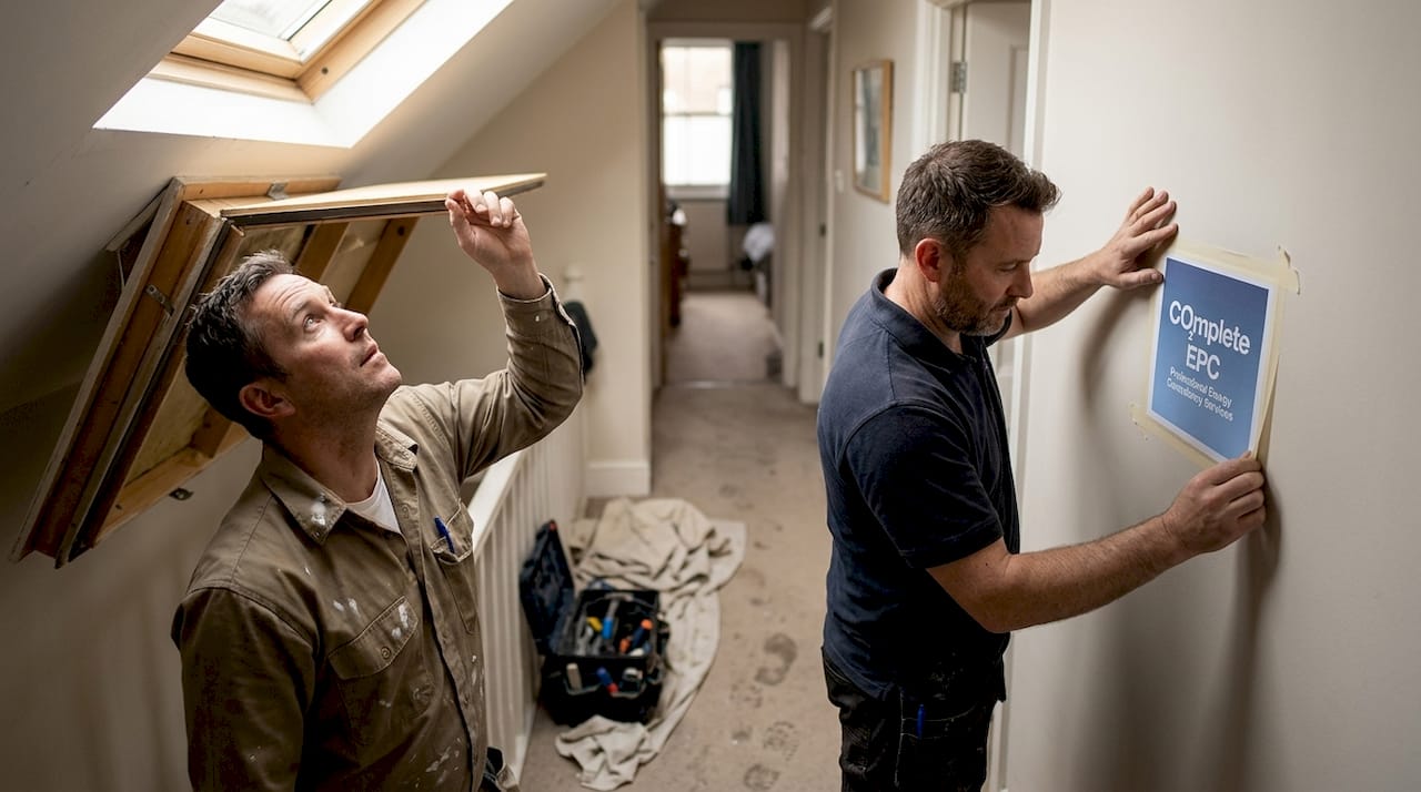 Builders upgrading insulation with EPC certificate