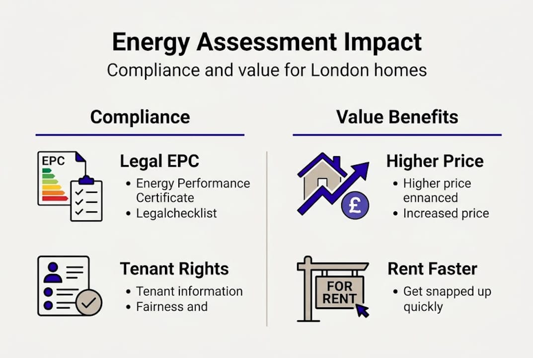 Infographic linking energy ratings to property value