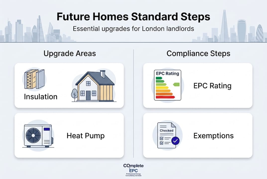 Infographic Future Homes Standard upgrades steps