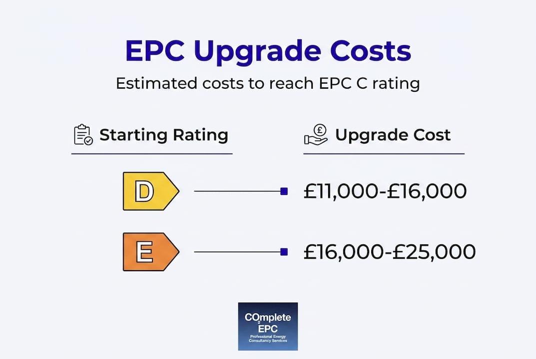 Infographic comparing EPC upgrade costs