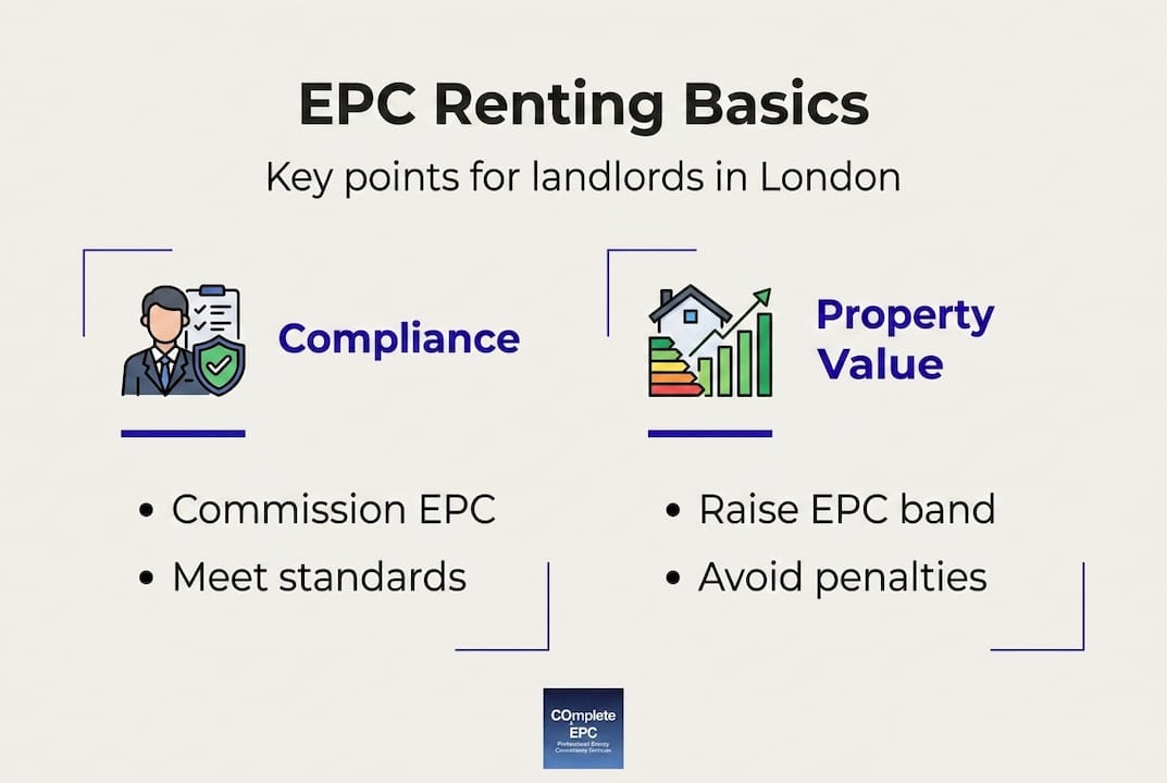 Infographic showing EPC compliance and value points