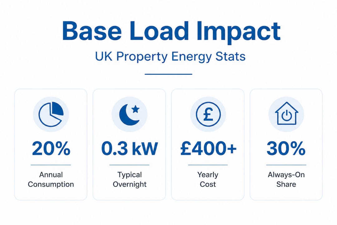 Infographic showing base load energy facts