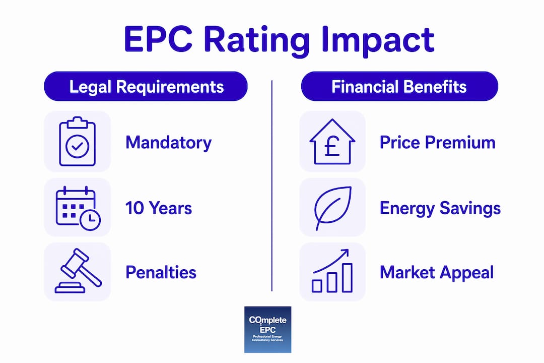 Infographic comparing EPC legal and financial aspects