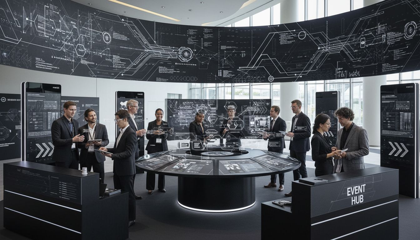 evento corporativo tecnológico