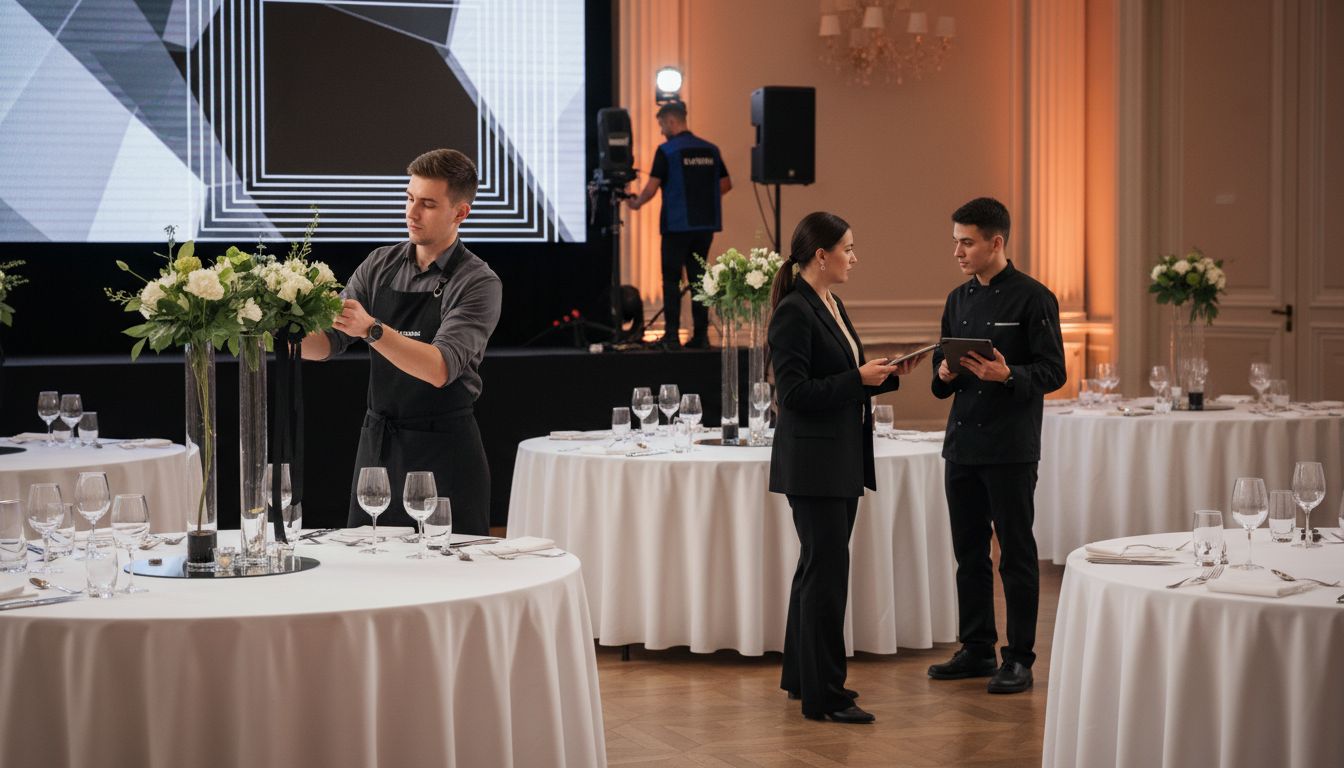 coordinación proveedores eventos