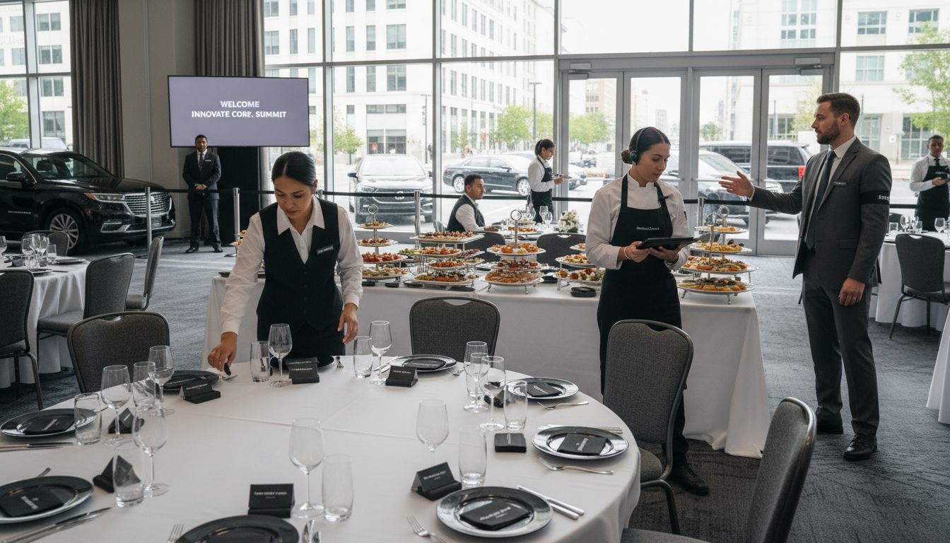 event hospitality preparation